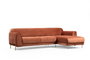 Atelier Del Sofa Sofá-Cama de Esquina Color Canela